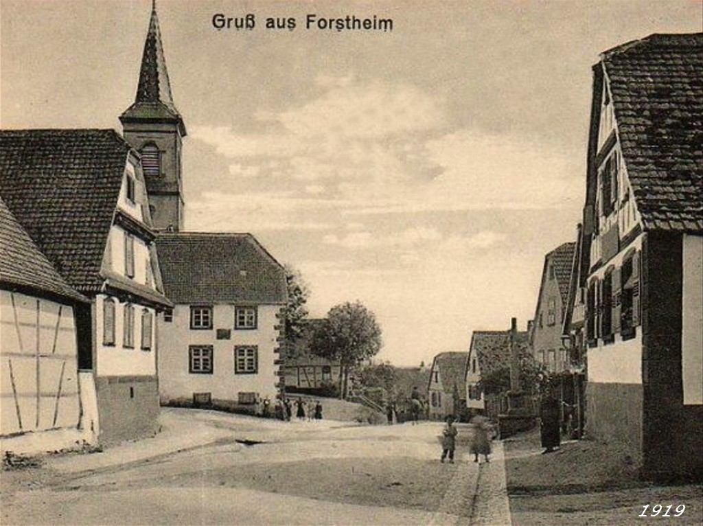 cliquez pour faire un zoom Gruss aus Forstheim 1919