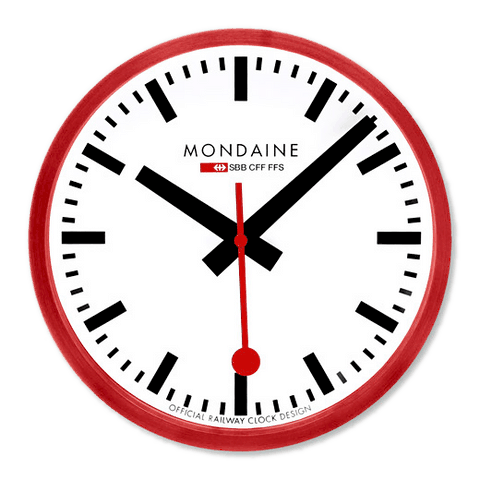 Red Wall Clock